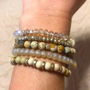 Tan Bracelet Stack